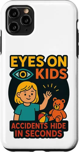 Vista 13 de Eyes on Kids Child Safety Gift for Moms, Granny, Grandad Case for iPhone XR