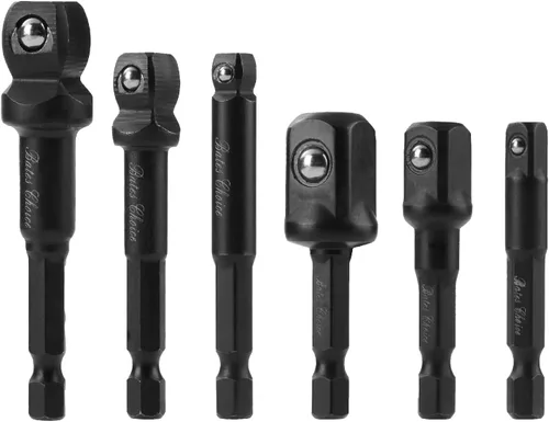 Vista 13 de Juego de adaptadores de enchufe de impacto Bates, 3 piezas, 1/4", 3/8" y 1/2", con soporte