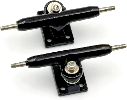 Vista 17 de A1 Pro Fingerboard Trucks 36 mm 34 mm 32 mm con nueva base y copa de pivote (32 mm Azul bebé)