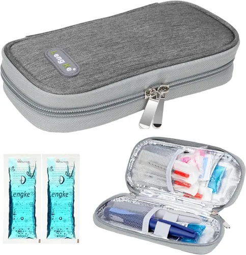 Vista 11 de YOUSHARES Paquetes de Hielo para Diabetes para Estuche de Viaje Enfriador de Insulina - Mini Paquetes de Hielo Adecuados para la Mayoría de Bolsas