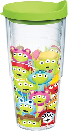 Vista 14 de Tervis Disney Pixar - Vaso aislado de doble pared de Toy Story Alien Made in Estados Unidos mantiene las bebidas frías y calientes, 16 onzas, clásico