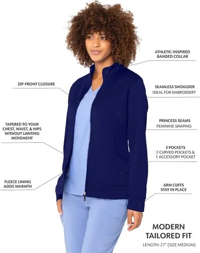 Vista 2 de Smitten Slim Fit Super Stretch 4-Pocket Cargo Scrub Pantalones para Mujer S201002
