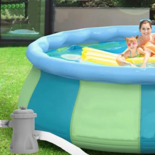 Vista 3 de Bomba de filtro de cartucho transparente, filtro de piscina de tierra de 330 galones, sistema eléctrico de piscina, bomba de filtros de agua