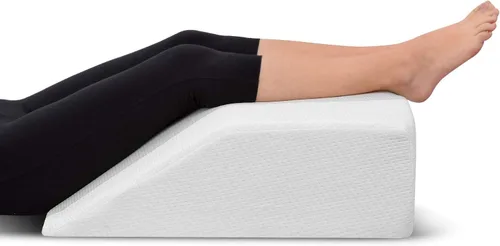 Vista 9 de Ebung Almohada de espuma viscoelástica para piernas, elevación de piernas de gel refrescante con funda extraíble para hinchazón, circulación