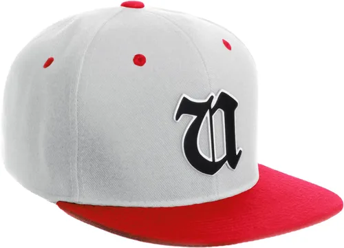 Vista 1502 de Daxton Gorra clásica con visera de billete plano con letras del alfabeto inglés antiguo de la A a la Z