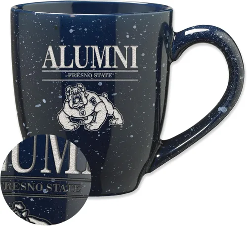 Vista 120 de Rico Industries NCAA Illinois Fighting Illini Alumni - Taza de café de cerámica moteada grabada con láser de 16 onzas