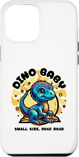 Vista 26 de Cute Dino Baby Cartoon Illustration for Kids Case for iPhone 17