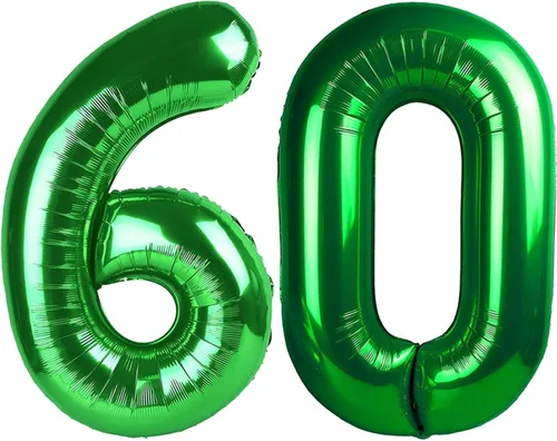 Vista 237 de Globos gigantes de números negros de 40 pulgadas, globos de aluminio de Mylar con helio para cumpleaños, globo número 0 para decoración de fiestas
