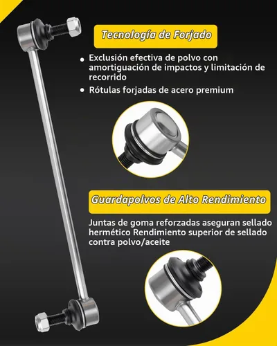 Vista 3 de TOVASTY 2 piezas eslabones de barra estabilizadora compatibles con Chevy Silverado 1500 2007-2016, Avalanche 07-13, Suburban 15-16, compatibles