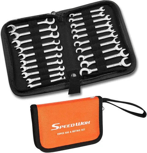 Vista 14 de SPEEDWOX Juego de llaves pequeñas de 4 mm-11 mm y 5/32 "-7/16" juego
