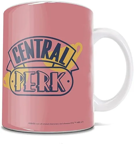 Vista 78 de Trend Setters Friends the Television Show – 25 años – Mercancía oficial – Taza de café o té de cerámica blanca de 11 onzas – perfecta para regalar