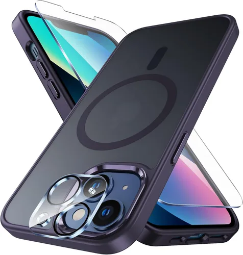 Vista 287 de FNTCASE Funda para Motorola Moto G-Stylus-5G-2025: Funda magnética translúcida mate a prueba de golpes para Moto G Stylus 2026, funda protectora