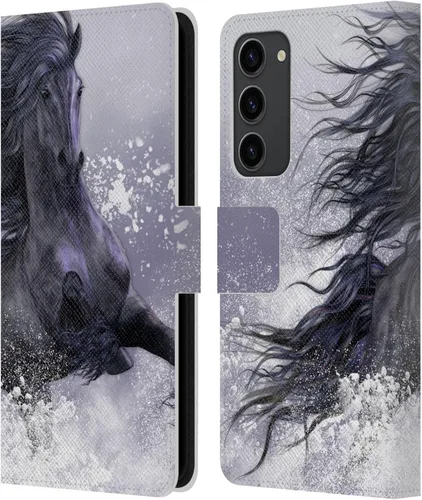 Vista 37 de Head Case Designs Officially Licensed Laurie Prindle A Morgan Christmas Western Stallion Leather Wallet Case Compatible with Samsung Galaxy A07 4G