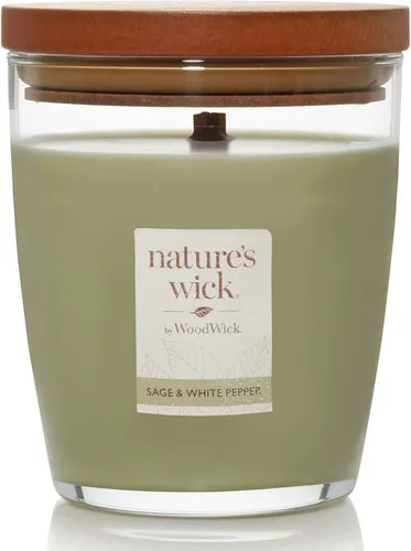 Vista 14 de Nature's Wick Vela perfumada de miel y mandarina de 10 onzas