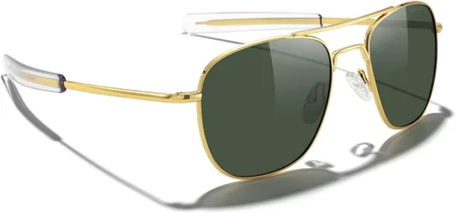 Vista 6 de MERRY'S Gafas de sol polarizadas militares clásicas cuadradas aviador para hombres o mujeres S8636