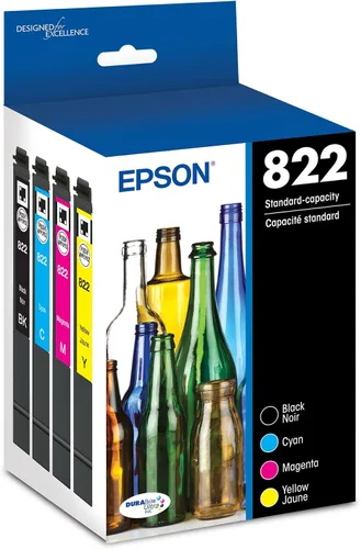Vista 9 de Epson 822XL Genuine High Capacity Black Ink Cartridge T822XL120 Negro