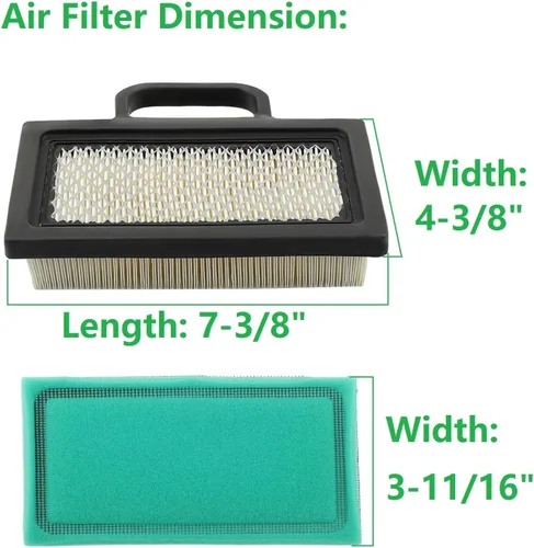 Vista 6 de 499486 499486S Filtro de aire LA135 Tune Up Kit de servicio de mantenimiento para John Deer-e LA120 LA130 LA140 LA150 L120 LA145 D130 D140 GY20575