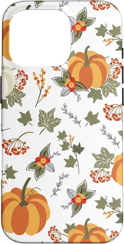 Vista 19 de Fall Leaves Autumn Pumpkin Pattern Autumn Vibes Color Case for iPhone 17