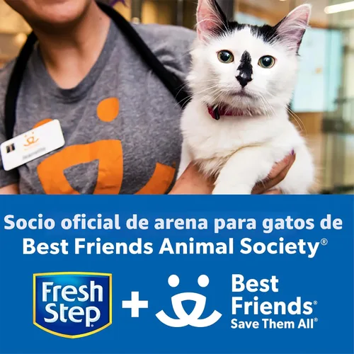 Vista 9 de Fresh Step con frescura Febreze, aglutinante arena para gatos