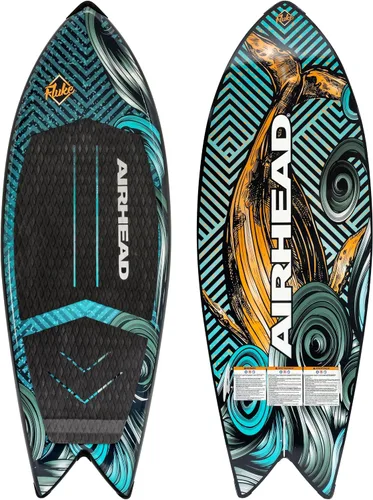 Vista 13 de Airhead Wakesurf Boards, EVA Traction Pads, Adjustable Foot Straps, Great for All Skill Levels, Multiple Sizes/Styles