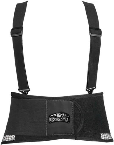 Vista 7 de OK-1 00689 - Cinturón lumbar negro, talla 2XL