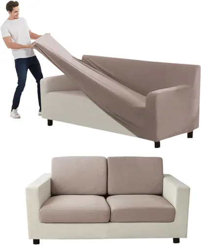 Vista 26 de Funda para Sofá de Terciopelo, Fundas Elásticas para Sofá para Funda Principal Separada/Respaldos y Cojines de Asiento, Funda para Sofá, para Fundas