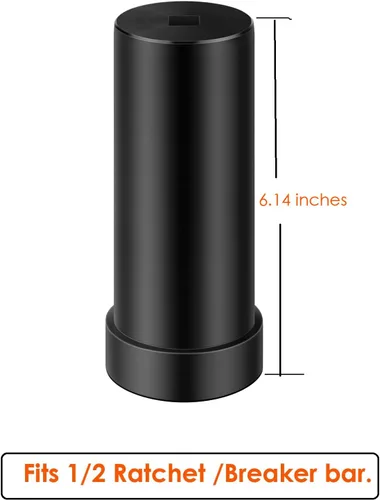 Vista 5 de Moker llave con muesca para eje principal/polea contratuerca, compatible para Harley Davidson Twin Cam y Big Twin eje principal contratuerca
