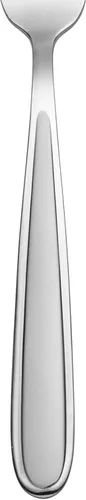 Vista 3 de Oneida H001006BL20 Jordan Sandblasted Everyday Tenedores de cena, juego de 6 sandblasted finish, platinum trim dishwasher safe cutlery set for