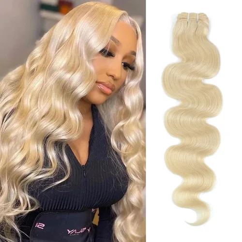 Vista 41 de DMKEEP Extensiones de cabello humano ondulado con cierre, 12, 14, 16+10 pulgadas, 100% cabello virgen brasileño sin procesar, 3 paquetes con cierre