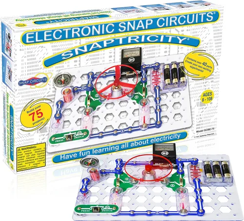 Vista 11 de Snap Circuits “Arcade”, Kit de exploración electrónica, actividades STEM para mayores de 8 años, manual de proyecto a todo color (SCA-200)