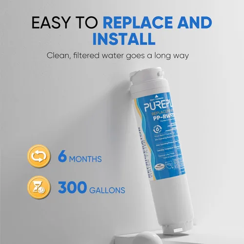 Vista 7 de PUREPLUS 9000194412 Filtro de agua de repuesto para refrigerador Bosch Ultra Clarity BORPLFTR10, REPLFLTR10, 11034152, 644845,9000 077104