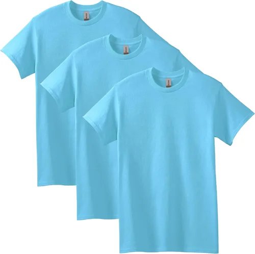 Vista 75 de Gildan Camiseta de algodón pesado para adultos, estilo G5000, paquete múltiple Gris ceniza (paquete de 2)