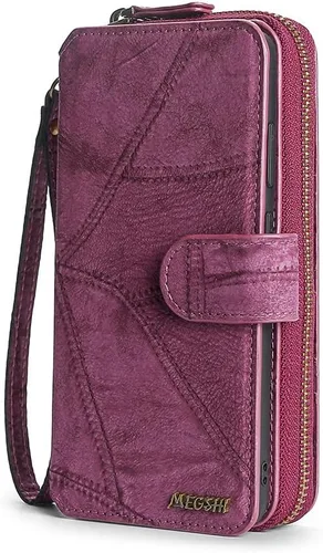 Vista 8 de Asuwish Funda de teléfono para Samsung Galaxy Note 10 Plus Note10+ 5G con cremallera, funda desmontable con protector de pantalla y ranura