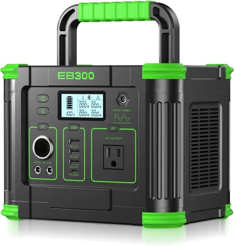 Vista 14 de GRECELL - Generador solar portátil de 1000 W, 999 Wh con salida USB-C PD de 60 W, salida de CA de onda sinusoidal pura de 110 V, batería de litio