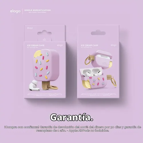 Vista 9 de Elago - Funda para helados con llavero para AirPods Pro Azul (Arándano)