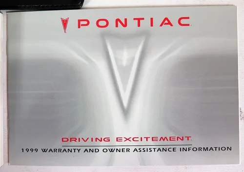 Vista 4 de 1999 PONTIAC GRAND AM Owners Manual User Guide