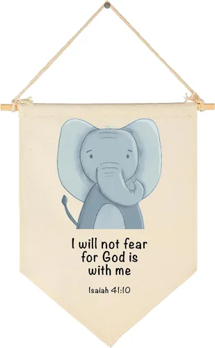 Vista 13 de Decoración de animales cristianos para guardería, versículo bíblico, selva, safari, banderín, banderín, regalo para bebés, niños, niñas, recién