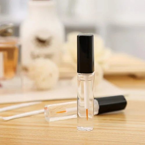 Vista 3 de Pestañas postizas negras Pegamento adhesivo transparente Pestañas postizas Gel de párpado doble Maquillaje de ojos duradero