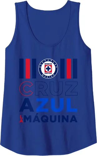 Vista 7 de Deportivo Cruz Azul - Camiseta sin mangas La Maquina, Blanco, S