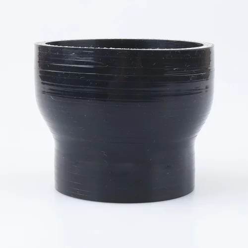 Vista 57 de AC PERFORMANCE ID de 1" a 1/2" (25mm a 13mm) Manguera de silicona recta reductora de 3 capas reforzada negra, 3" de longitud Negro