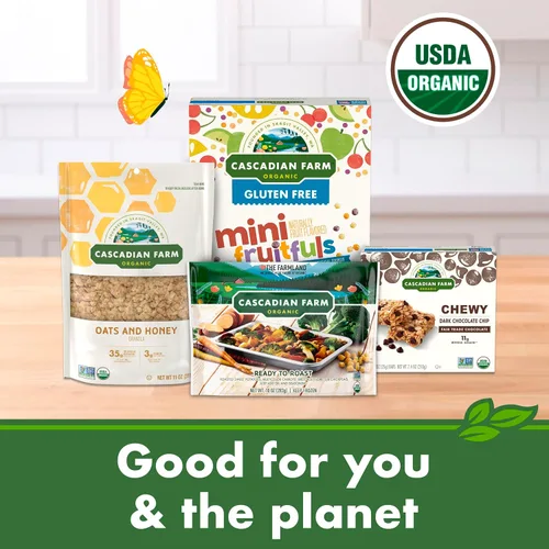 Vista 8 de Cascadian Farm Cereal de bayas mixtas orgánicas, sin azúcar añadida, 12.5 onzas