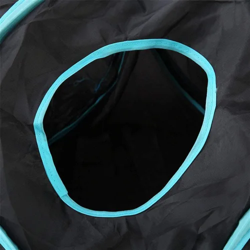 Vista 5 de Túnel para gatos, túneles plegables grandes de 3 vías con 4 agujeros de mirada, juguete interactivo para gatos en forma de S, juguete interactivo