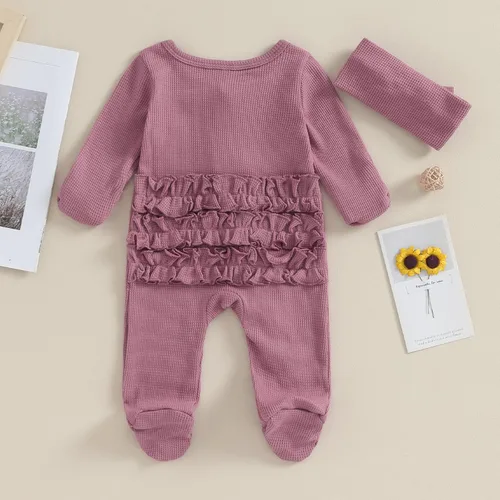 Vista 4 de Twopumpkin Trajes para recién nacidos, mameluco de punto, mameluco para recién nacido, traje para recién nacido, ropa neutra de género