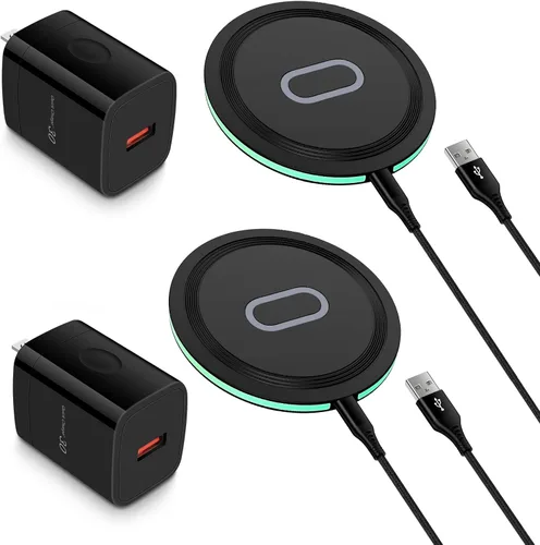 Vista 8 de Pixel 10a - Almohadilla de carga inalámbrica rápida de 15 W con adaptador para Google Pixel 9 9a 9 Pro Fold 8a 7a, iPhone 16 15 14 13 Pro Max