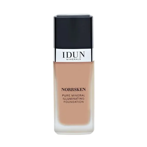 Vista 20 de IDUN Minerals Base líquida Norrsken – Cobertura suave y sedosa – Acabado luminoso y húmedo para piel seca y opaca – Maquillaje vegano y resistente