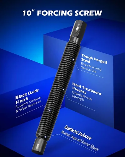 Vista 7 de Orion Motor Tech Kit de prensa de rótula, herramienta de extracción de juntas esféricas maestras de 21 piezas con marco en C, pasador de anclaje