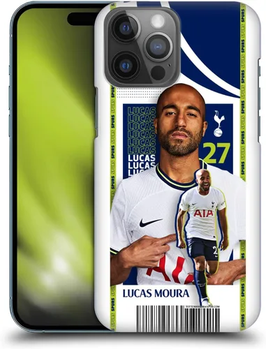 Vista 10 de Head Case Designs Officially Licensed Tottenham Hotspur F.C. Cristian Romero 2022/23 First Team Hard Back Case Compatible with Apple iPhone 14 Pro