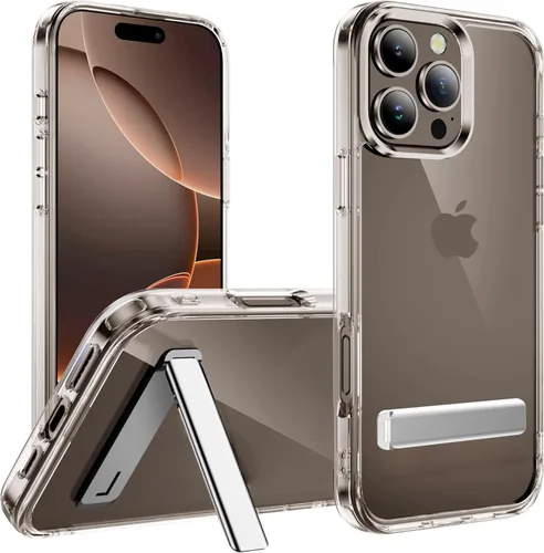 Vista 12 de CEDO - Funda con soporte para iPhone 12 Pro Max, ajustable en 3 direcciones con soporte de metal, parachoques de grado militar a prueba de golpes