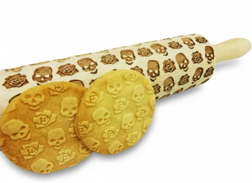 Vista 5 de Rodillo de grabado con láser para grabar galletas caseras de Halloween Algis Crafts