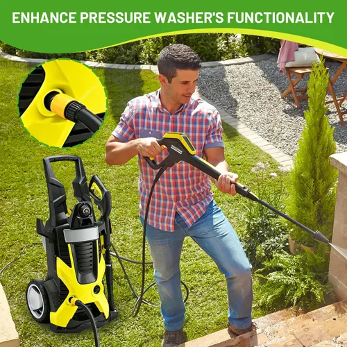 Vista 2 de Paquete de 2 adaptadores de manguera para lavadora a presión Karcher K1-K5 G220-G4000 K1700-K2300PS K3 Follow Me, piezas de lavadora a presión